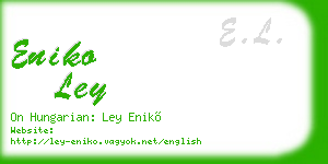 eniko ley business card